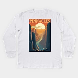 Pinnacles National Park Travel Poster Kids Long Sleeve T-Shirt